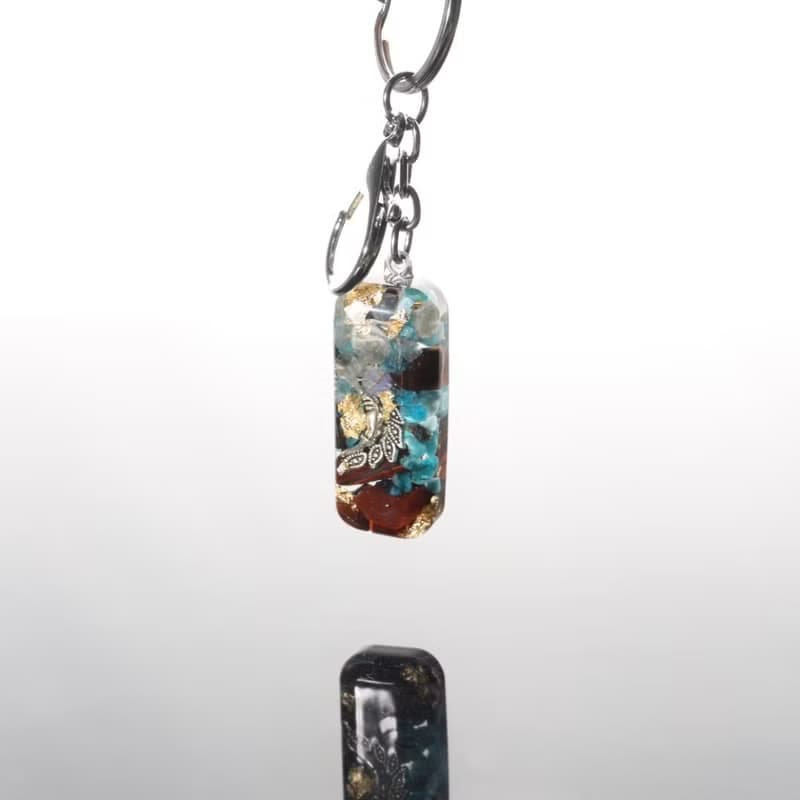 【許願福袋】3cm奧剛鑰匙圈開運福袋許願水晶-天然礦石金字塔Luck