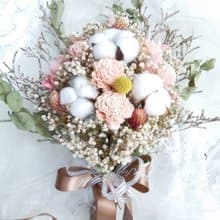 新娘捧花  不凋花 /永生花/乾燥花/拍攝道具/情人節花束