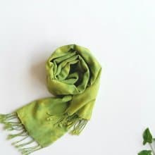 父親節禮物 手工原創渲染圍巾-氧氣 植物染 手工 圍巾 披肩 文創