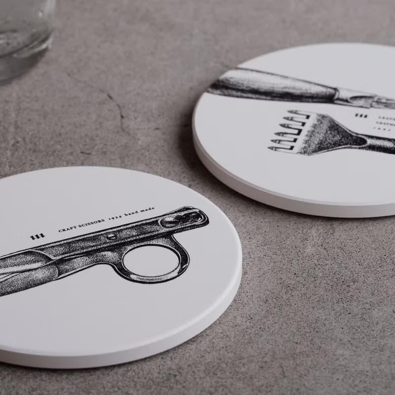 矽瓷吸濕杯墊 / 器具二入