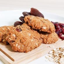 Vegan Gluten-free 杏桃蔓越莓燕麥餅乾