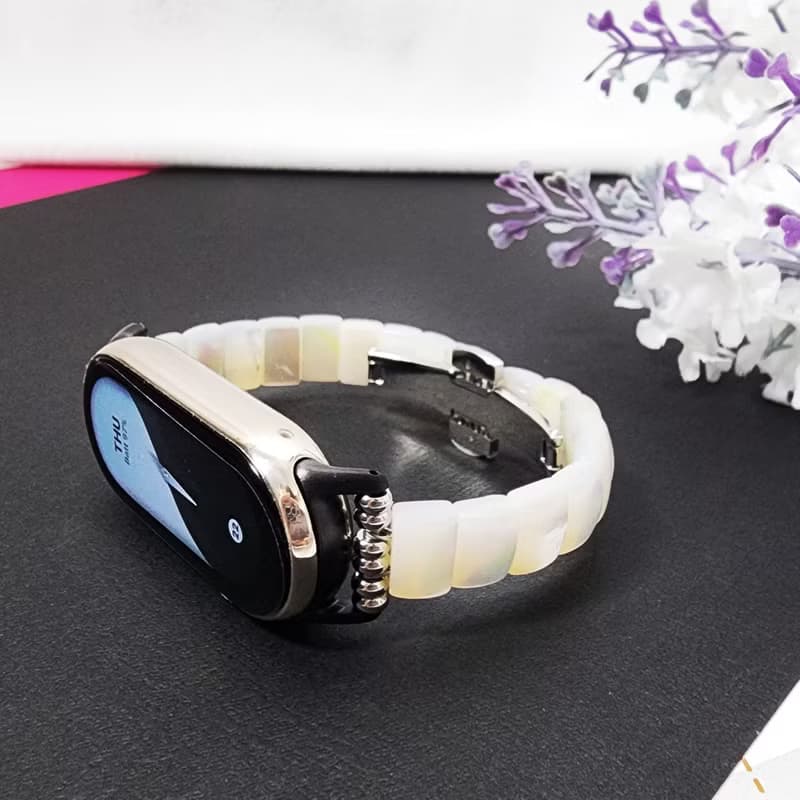 頂級彩虹硨磲 Android 智慧手錶 小米 Apple Watch 寶石錶帶 禮物