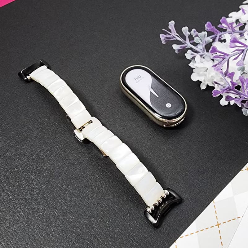 頂級彩虹硨磲 Android 智慧手錶 小米 Apple Watch 寶石錶帶 禮物