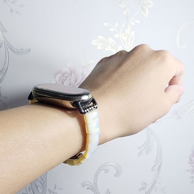 頂級彩虹硨磲 Android 智慧手錶 小米 Apple Watch 寶石錶帶 禮物