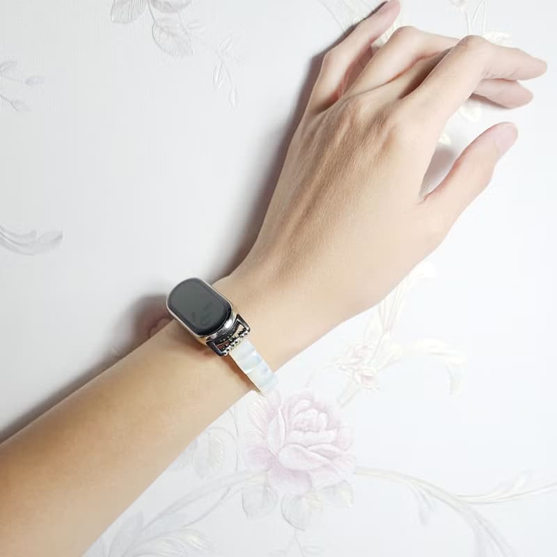 頂級彩虹硨磲 Android 智慧手錶 小米 Apple Watch 寶石錶帶 禮物