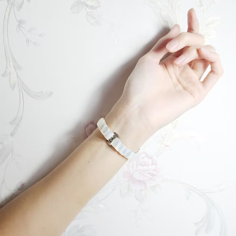 頂級彩虹硨磲 Android 智慧手錶 小米 Apple Watch 寶石錶帶 禮物