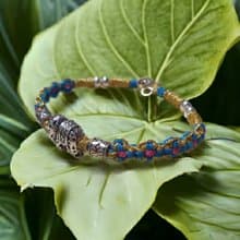 925純銀手鍊 蠶絲蠟線幸運繩