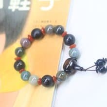 【六字真言】天然瑪瑙手串 五彩精品男士手鏈 送禮物 闢邪擋煞