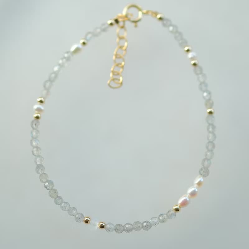 小寶石2.0 拉長石手鍊