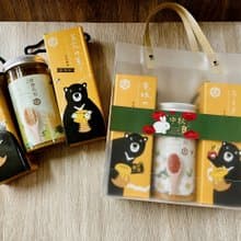【中秋節禮盒】熊好蜜或蜂花粉系列_3入綠色白兔橫式腰封