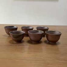 柴燒陶手作 時光之輪茶杯