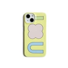 I Clover U iPhone Case (yellow)