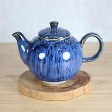【送禮好物】240ml 湛海 天目釉 圓滿茶壺 鶯歌名家葉敏祥作品