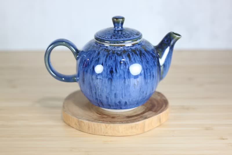 【送禮好物】240ml 湛海 天目釉 圓滿茶壺 鶯歌名家葉敏祥作品