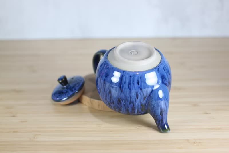 【送禮好物】240ml 湛海 天目釉 圓滿茶壺 鶯歌名家葉敏祥作品