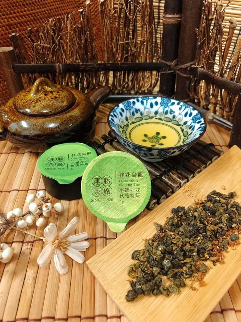 覓境桂花烏龍真空膠囊松木禮盒(伴手禮附提袋)季節限定