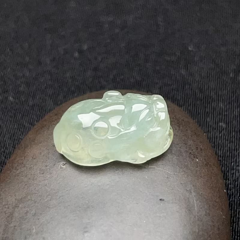 冰綠翡翠貔貅 | 天然緬甸玉翡翠A貨 | 送禮