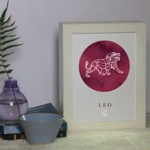 定製星座小夜燈 獅子座Leo 浪漫星空生日禮物 調光陪伴入眠床頭燈