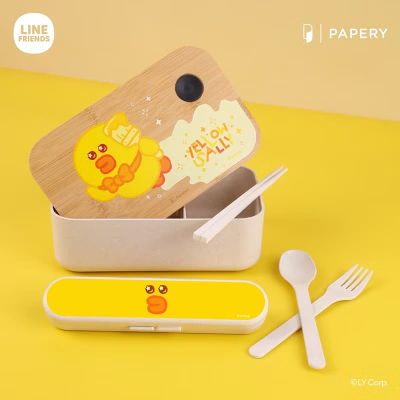 環保便當盒 - LINE FRIENDS SALLY – Yellow Painting