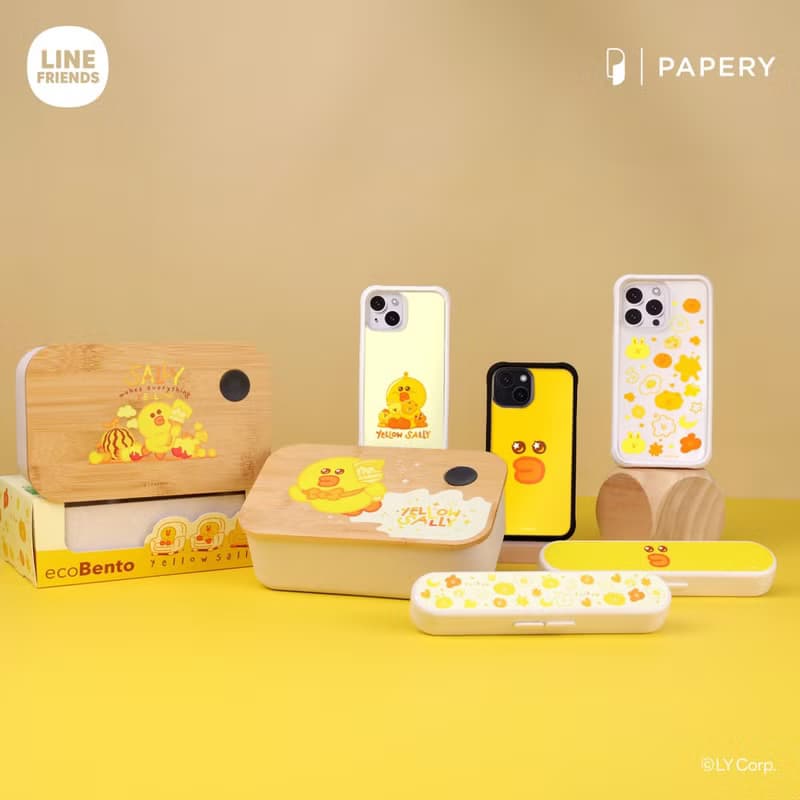 環保便當盒 - LINE FRIENDS SALLY – Yellow Painting