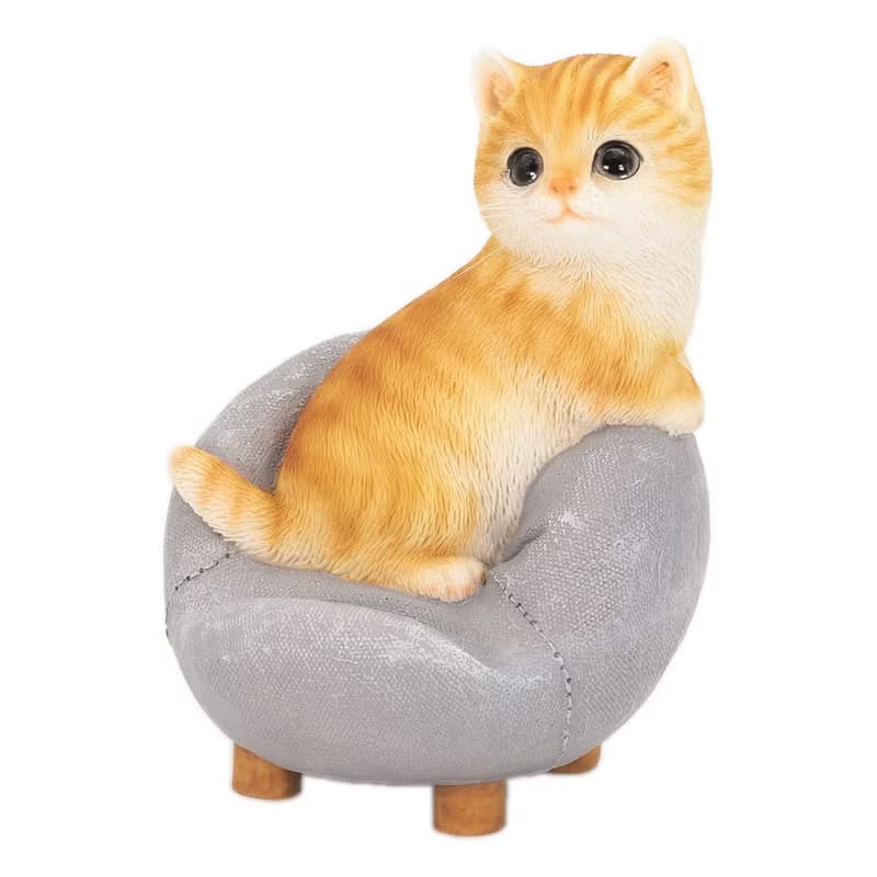 デバリエ スマホ スタンド ホルダー 誕生日プレゼント 女性 男性 猫 好き おもしろグッズ スマフォスタンド バレンタインデー (ソファー茶トラ)cb038y