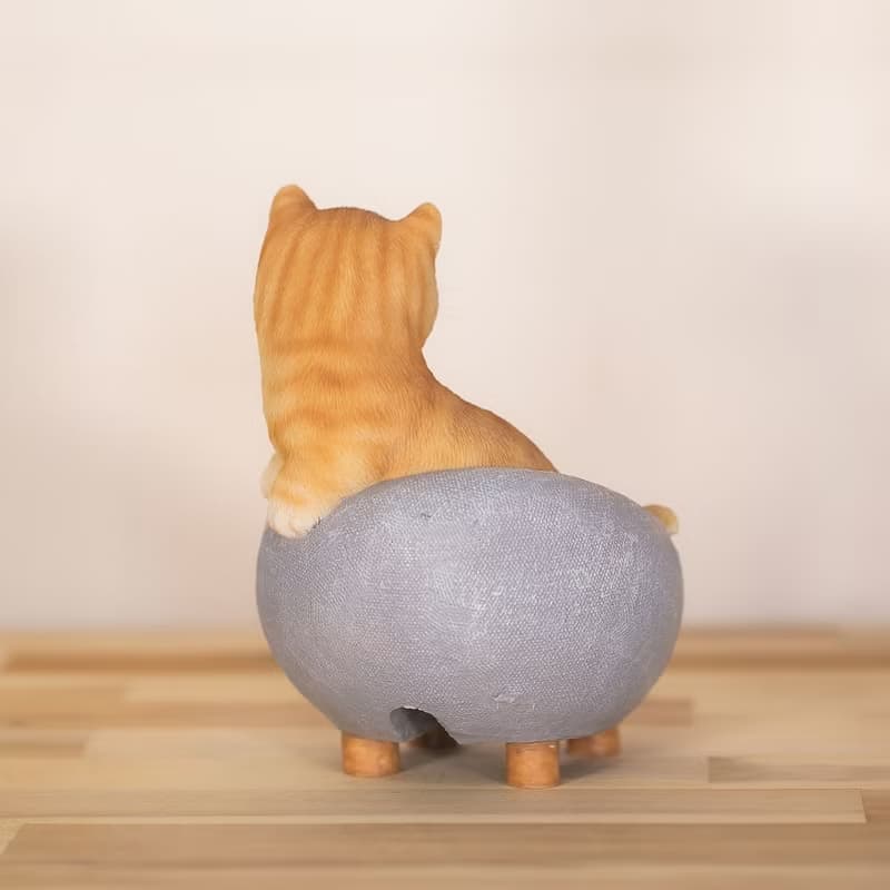 デバリエ スマホ スタンド ホルダー 誕生日プレゼント 女性 男性 猫 好き おもしろグッズ スマフォスタンド バレンタインデー (ソファー茶トラ)cb038y