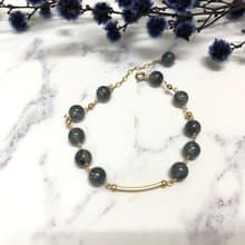 快速出貨14kgf注金  14Kgf手鍊 天然藍髮晶手鍊