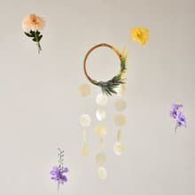貝殼掛飾 | 維也納花舖(_鼠尾草花束)