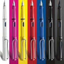 LAMY 七彩鋼筆禮盒 / safari 狩獵者系列 - 亮黑色