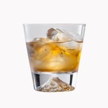 【富士山杯 X MSA玻璃雕刻】日本江戶硝子Fuji水晶杯(桐箱包裝)