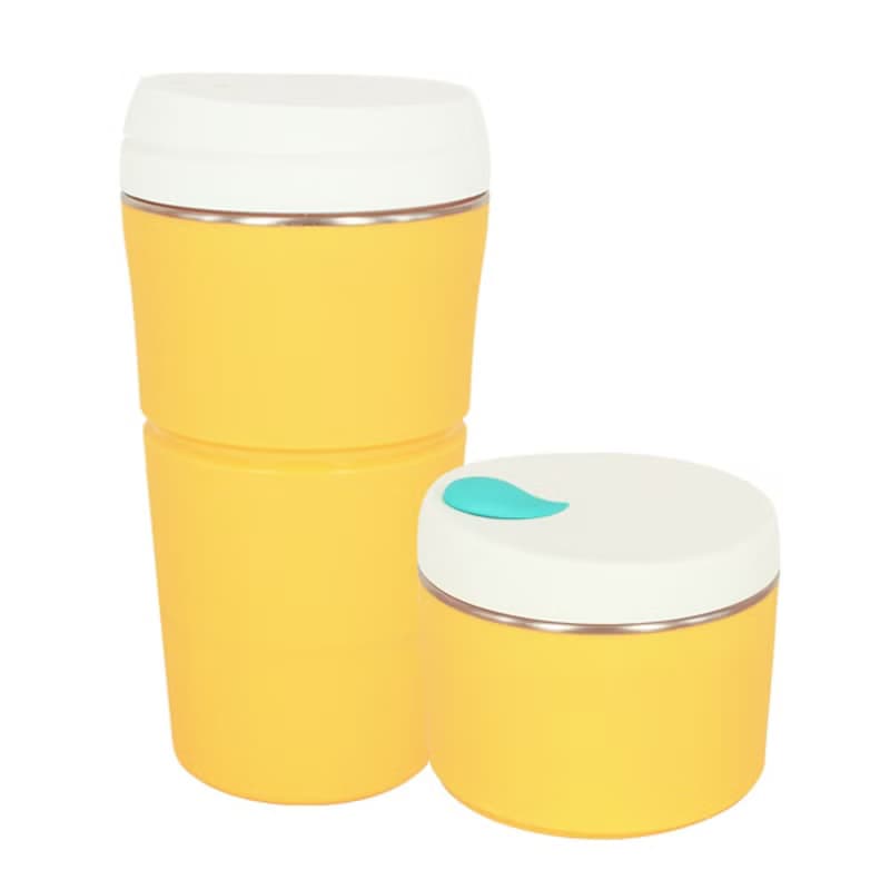 【dr.Si 矽寶巧】巧力杯 折疊杯 矽膠杯