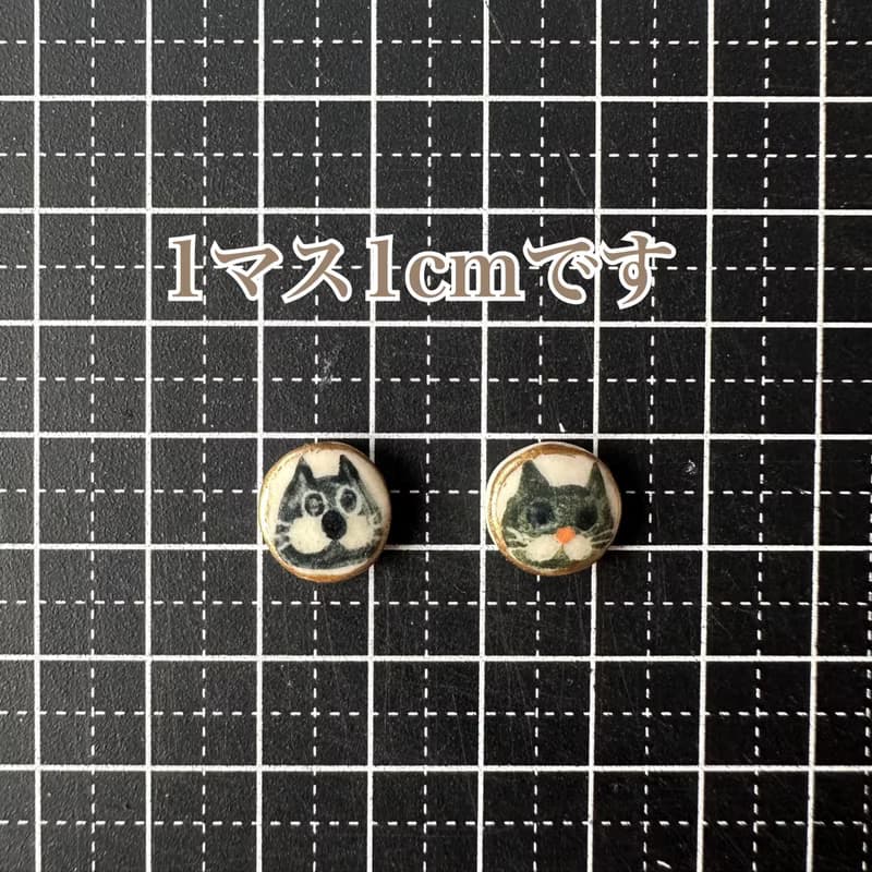 猫 ネコ 金継ぎ 陶器 ピアス イヤリング ノンホールピアス 猫の日 にゃんこ 子猫 やきもの ギフト プレゼント 贈り物 誕生日 母の日 バレンタイン ねこ