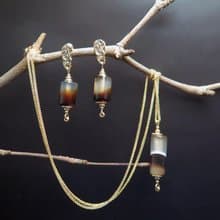 【母親節禮物】 COLE COOL簡約純銀瑪瑙耳環 獨一無二的禮物