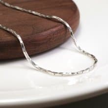 扭轉設計 方扭蛇鍊(1.2mm寬) 925純銀項鍊 女生項鍊 搭配鍊 純銀