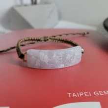 【純翠】天然翡翠 淡冰紫厚裝意境江山在手山水手牌 附台灣證書