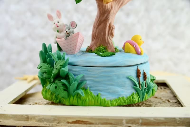 小動物的希望 音樂盒 生日聖誕交換彌月禮物神隱少女熊小鴨兔老鼠