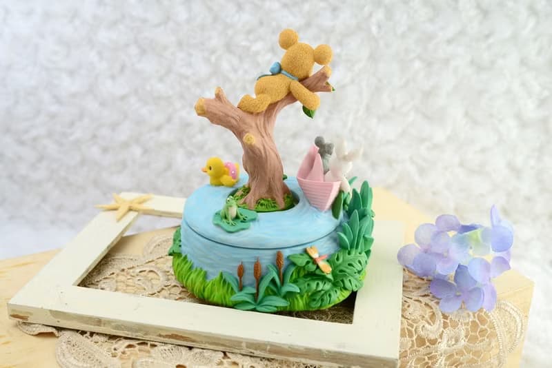小動物的希望 音樂盒 生日聖誕交換彌月禮物神隱少女熊小鴨兔老鼠