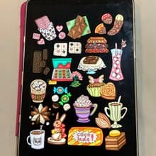 chocolate digital stickers