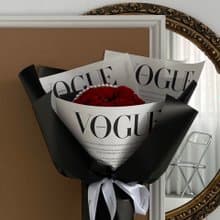 Flora Flower俄羅斯永生花束-珍珠雲朵(紅)