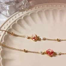 花雨手鍊 / 手作水晶花飾品