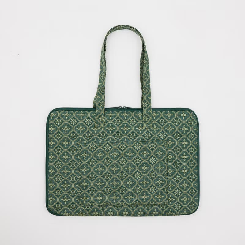 15.5吋筆電收納包-差旅款/玻璃海棠/古董草綠 筆電包