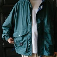 JACKET 秋冬立領防水風衣外套 日系戶外寬鬆多口袋復古休閒設計