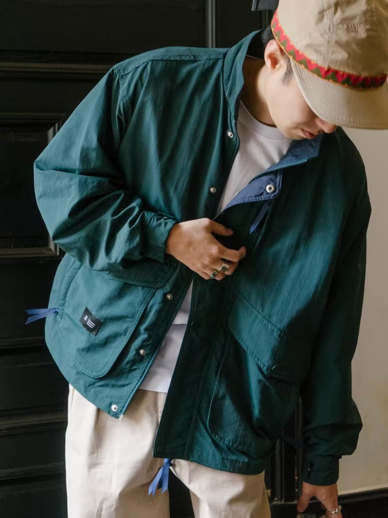 JACKET 秋冬立領防水風衣外套 日系戶外寬鬆多口袋復古休閒設計