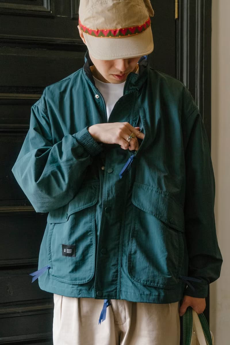 JACKET 秋冬立領防水風衣外套 日系戶外寬鬆多口袋復古休閒設計