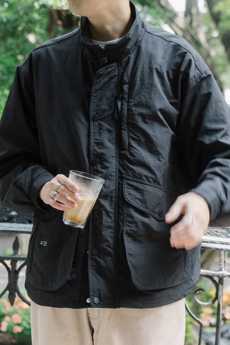 JACKET 秋冬立領防水風衣外套 日系戶外寬鬆多口袋復古休閒設計