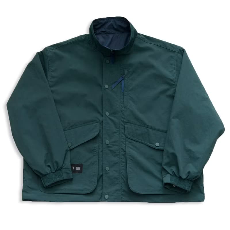 JACKET 秋冬立領防水風衣外套 日系戶外寬鬆多口袋復古休閒設計