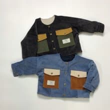 夢境裡的切爾西旅館 | 雙面大口袋工裝無領外套