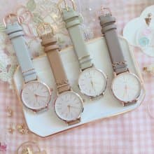 開學禮物 復古 Simple watch with charm 簡約手錶 考試手錶