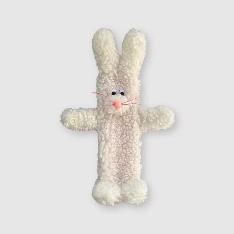 Hug Me pouch - white bunny