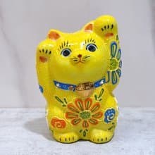 【金喵雙願】日本九谷燒招財貓 | 黃盛